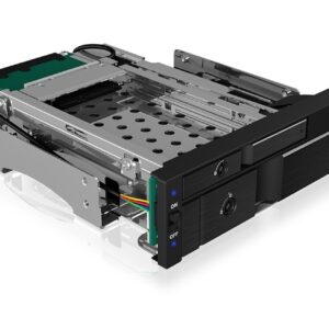 ICY BOX IB-173SSK 13,3 cm (5.25") Atminties disko dėklas Juoda - Image 3