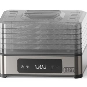 Black+Decker BXDE401E vaisių, grybų ir daržovių džiovintuvas