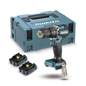 Makita DHP487RAJ grąžtas 25500 RPM Beraktė Juoda, Turkis - Image 2