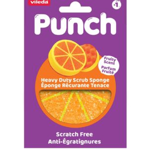 Vileda Punch kempinė, stipri, oranžinė, 1 vnt. - Image 2