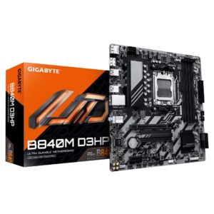 GIGABYTE B840M D3HP pagrindinė plokštė AMD B840 AM5 lizdas „micro ATX“ - Image 1