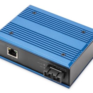 Digitus DN-652102-1 tinklo medijos keitiklis 1000 Mbit/ai 1310 nm Vienas režimas Juoda, Mėlyna - Image 1