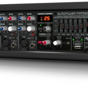 Behringer PMP550M garsų maišiklis 5 kanalai 20 - 20000 Hz Juoda