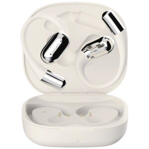 Bluetooth ausinės 4smarts SkyBuds OWS with AI screen beige - Image 6