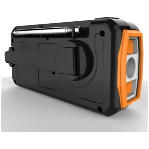 IPX3 AM/FM Emergency Radio with Hand Crank, Flashlight, Power Bank and Solar Panel - Image 3