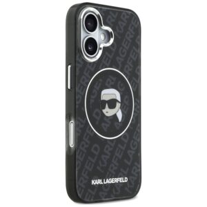 Dėklas Karl Lagerfeld IML Karl Head Logo MagSafe for Apple iPhone 17 Pro juodos spalvos - Image 4