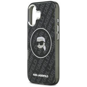 Dėklas Karl Lagerfeld IML Karl Head Logo MagSafe for Apple iPhone 17 Pro juodos spalvos - Image 6