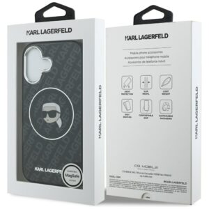 Dėklas Karl Lagerfeld IML Karl Head Logo MagSafe for Apple iPhone 17 Pro juodos spalvos - Image 8