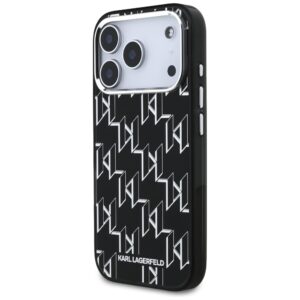 Karl Lagerfeld IML KL Monogram MagSafe dėklas skirtas Apple iPhone 17 Pro juodos spalvos - Image 2