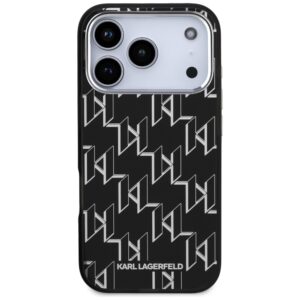 Karl Lagerfeld IML KL Monogram MagSafe dėklas skirtas Apple iPhone 17 Pro juodos spalvos - Image 3