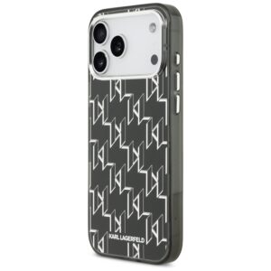 Karl Lagerfeld IML KL Monogram MagSafe dėklas skirtas Apple iPhone 17 Pro Max juodos spalvos - Image 2