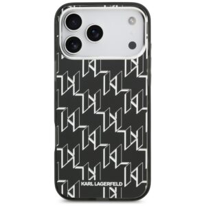 Karl Lagerfeld IML KL Monogram MagSafe dėklas skirtas Apple iPhone 17 Pro Max juodos spalvos - Image 3