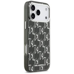 Karl Lagerfeld IML KL Monogram MagSafe dėklas skirtas Apple iPhone 17 Pro Max juodos spalvos - Image 4