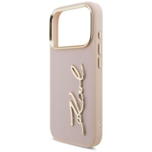 Karl Lagerfeld Karl Script Logo dėklas skirtas Apple iPhone 17 Pro rožinės spalvos - Image 6