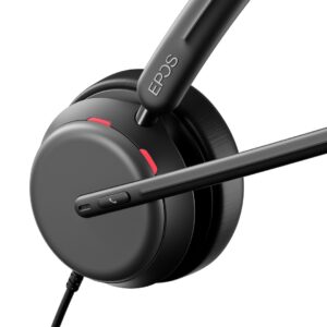 EPOS IMPACT 860 ANC Laisvų rankų įranga Vielinis Su lankeliu Biuras / skambučių centras C tipo USB Juoda - Image 2