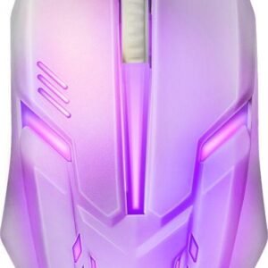 DEFENDER CYBER MOUSE MB-560L BALTA 7 SPALVŲ APŠVIETIMAS - Image 2