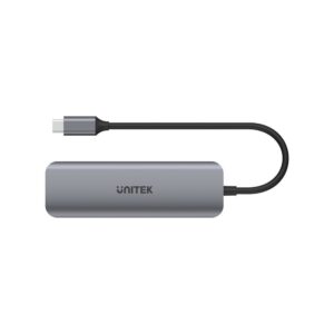 UNITEK H1107A sąsajos šakotuvas USB 3.2 Gen 1 (3.1 Gen 1) Type-A 5000 Mbit/ai Pilka - Image 3