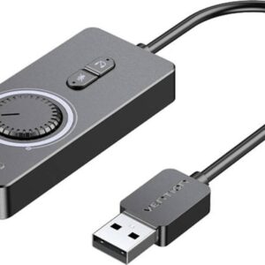 Vention 1 m USB 2.0 išorinė garso plokštė - Image 1