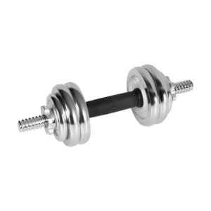 REBEL ACTIVE chromuoti reguliuojamo svorio hanteliai dėkle, 15 kg, su štanga - Image 3