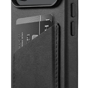 Mujjo Wallet Leather Case mobiliojo telefono dėklas 16 cm (6.3") Piniginės tipo Juoda