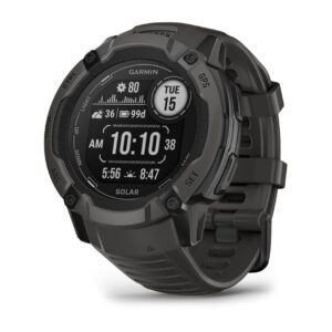Garmin Instinct 2X Solar 2,79 cm (1.1") MIP 50 mm Skaitmeninis 176 x 176 pikseliai Lietimui jautrus ekranas Grafitas GPS (palydovinis)