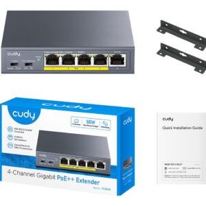 Cudy POE40 PoE adapteris Gigabitinis eternetas - Image 2