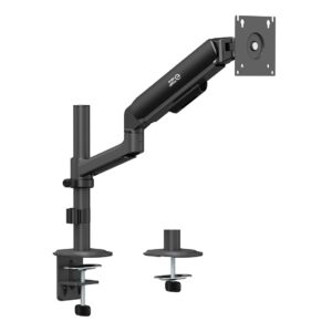 „Ergo Office“ monitoriaus laikiklis / pakaba, dujinė spyruoklė, 17–32 coliai, 1–10 kg, matinė juoda, maks. VESA 100x100, ER-691 B - Image 2