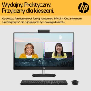 HP 27-cr0204nw AMD Ryzen™ 7 7730U 68,6 cm (27") 1920 × 1080 px All-in-One kompiuteris 16 GB DDR4-SDRAM 512 GB SSD Free DOS Wi-Fi 6 (802.11ax) Baltas - Image 2
