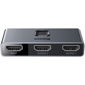 Baseus Matrix HDMI 4K HD Splitter Kabelių skirstytuvas Pilka - Image 2