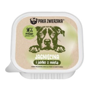 PAKA ZWIERZAKA Lamb and apple with mint Mono - drėgnas ėdalas šunims - 150g