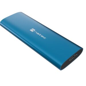 IŠORINIS SSD DĖKLAS NATEC RHINO M.2 NVME LITE USB-C 3.2 GEN 2 HORIZON BLUE