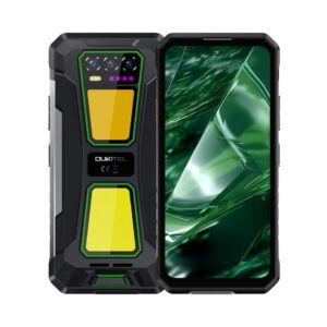 Oukitel WP58 Pro 6,7" Smartphone Dual SIM Android 15 5G USB Type-C 8 GB 512 GB 10000 mAh Juodas, Žalias