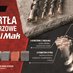 MAKITA SDS MAX grąžtas 24x1360x1500mm MAXI MAK 6-pjovimo briaunų - Image 1