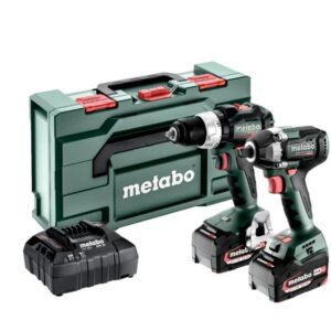METABO COMBO RINKINYS 18V 2.6.5 18 V (BS 18 L BL + W 18 L BL 9-125 Quick) 1x2,0Ah 1x4,0Ah METABOX - Image 1