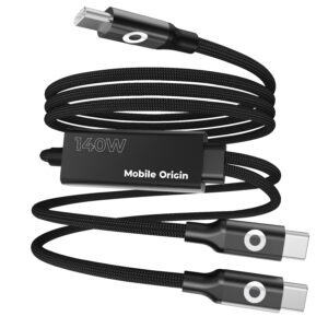 Mobile Origin 140W Dual Charge USB-C Cable 1.2 m CB10 - Image 3