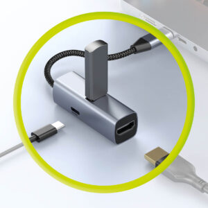 Mobile Origin 3in1 CompactHub HB1 - USB-A, USB-C, HDMI, USB-C Cable - Image 9