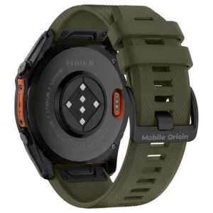 Mobile Origin Easy Strap Quick Fit for Garmin ES1, 20mm Dark Green - Image 3
