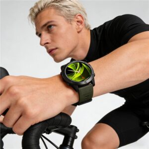 Mobile Origin Easy Strap Quick Fit for Garmin ES1, 20mm Dark Green - Image 4