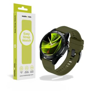 Mobile Origin Easy Strap Quick Fit for Garmin ES1, 20mm Dark Green