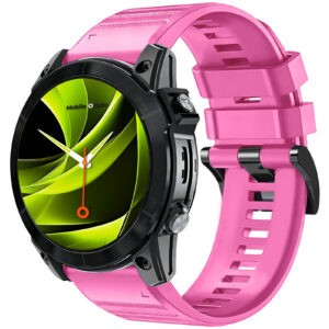 Mobile Origin Easy Strap Silicone for Garmin ES2, 20mm Pink - Image 3