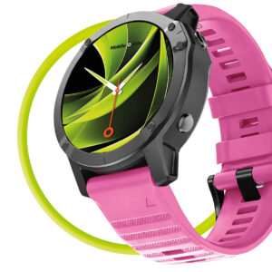 Mobile Origin Easy Strap Silicone for Garmin ES2, 20mm Pink - Image 9
