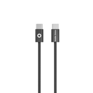 Mobile Origin 60W UltraSlim USB-C to USB-C Cable 1 m CB11 Black - Image 2