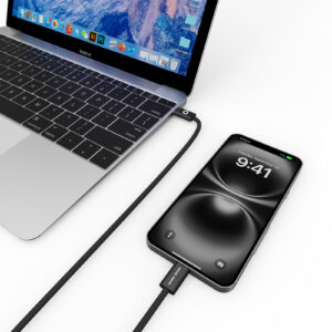 Mobile Origin 60W UltraSlim USB-C to USB-C Cable 1 m CB11 Black - Image 7