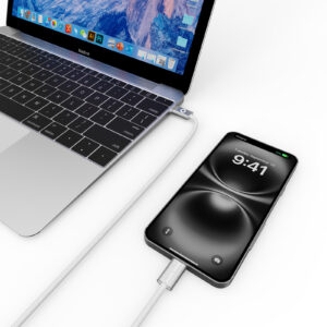 Mobile Origin 60W UltraSlim USB-C to USB-C Cable 1 m CB11 White - Image 7