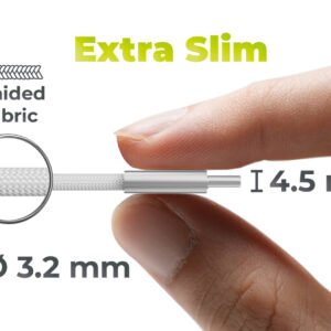 Mobile Origin 60W UltraSlim USB-C to USB-C Cable 1 m CB11 White - Image 9