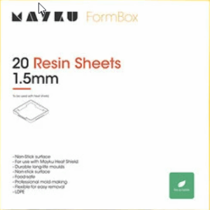 Mayku Resin Sheets (LDPE Sheets) 20 pack of 1.5mm