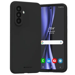 Dėklas Mercury Silicone for Samsung Galaxy A36 juodos spalvos