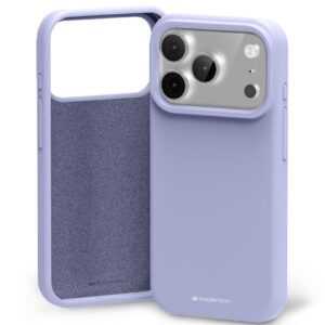 Mercury Silicone dėklas skirtas Apple iPhone 17 Pro Lavender Gray