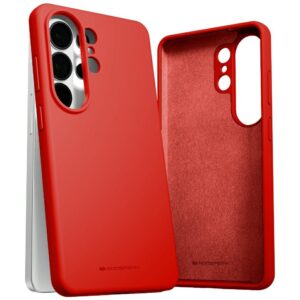 Dėklas Mercury Silicone for Samsung Galaxy S26 Ultra red