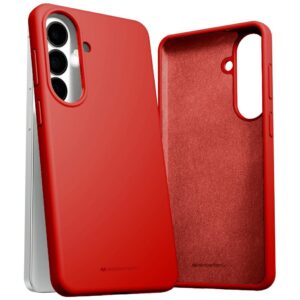 Dėklas Mercury Silicone for Samsung Galaxy S26+ red
